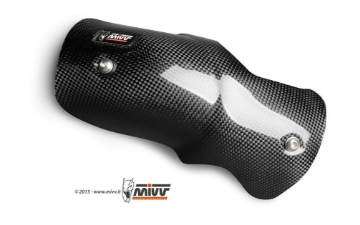 Toon details van MIVV carbon heatshield voor GP demper BMW S1000R '14-16 Afbeeldingen van MIVV carbon heatshield voor GP demper BMW S1000R '14-16