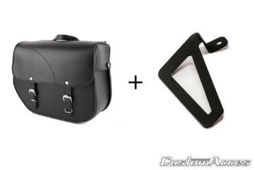 Toon details van Zadeltas Sant Louis met universele afstandhouders CustomAcces rechts voor Harley Davidson Sportster 883 IRON Afbeeldingen van Zadeltas Sant Louis met universele afstandhouders CustomAcces rechts voor Harley Davidson Sportster 883 IRON