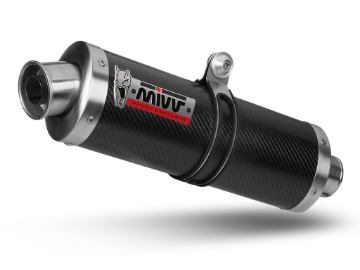 Toon details van MIVV Oval Classic carbon demperset (big) Triumph Speed Triple 1050 '05-'06 Afbeeldingen van MIVV Oval Classic carbon demperset (big) Triumph Speed Triple 1050 '05-'06