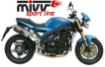 Afbeeldingen van MIVV Oval Classic carbon demperset (big) Triumph Speed Triple 1050 '05-'06