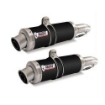 Afbeeldingen van MIVV GP steel black dempers (set van 2) Triumph Speed Triple 1050 '16-