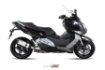 Afbeeldingen van MIVV Suono Steel Black RVS demper BMW C600 Sport/ C650GT '12-'15