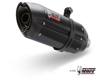 Toon details van MIVV Suono Steel Black RVS demper BMW S1000R '17-'20 Afbeeldingen van MIVV Suono Steel Black RVS demper BMW S1000R '17-'20