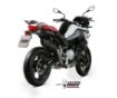 Afbeeldingen van MIVV Suono Steel Black RVS dempers BMW F750/850GS '18-