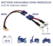 Afbeeldingen van Accu aansluitkabel met EC5 stekker van Baas (BA08)