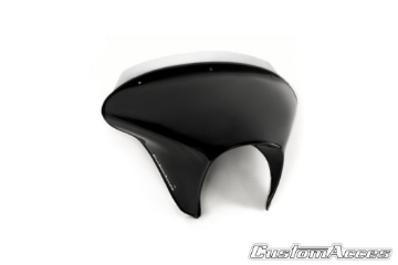 Toon details van Stuurkuipje short screen model SML Batwing met ruitje diverse Harley Davidson Custom Access Afbeeldingen van Stuurkuipje short screen model SML Batwing met ruitje diverse Harley Davidson Custom Access