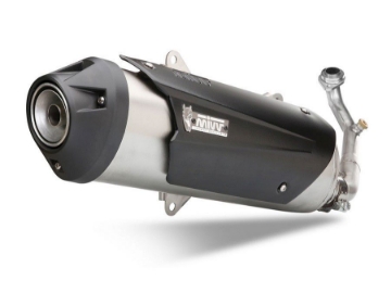Toon details van MIVV Urban RVS compleet systeem (zonder katalysator) diverse Aprilia / Gilera en Honda modellen Afbeeldingen van MIVV Urban RVS compleet systeem (zonder katalysator) diverse Aprilia / Gilera en Honda modellen