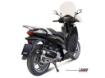 Afbeeldingen van MIVV Urban RVS compleet systeem (zonder katalysator) Honda SH 300 `07-14