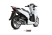 Afbeeldingen van MIVV Urban RVS compleet systeem (met katalysator) Honda SH 300 `15-16