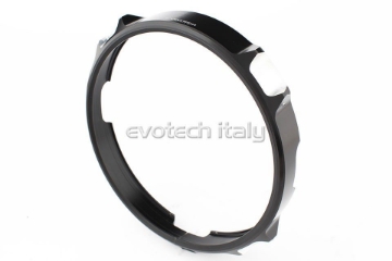 Toon details van Headlight trim zwart Evotech Ducati Scrambler Afbeeldingen van Headlight trim zwart Evotech Ducati Scrambler