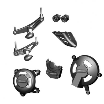 Toon details van GB-Racing KIT protection bundle Triumph Daytona 675 '06-10 / Street Triple '07-10 Afbeeldingen van GB-Racing KIT protection bundle Triumph Daytona 675 '06-10 / Street Triple '07-10