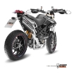 Afbeeldingen van MIVV Suono Steel Black RVS demper Ducati Hypermotard 1100 '07-