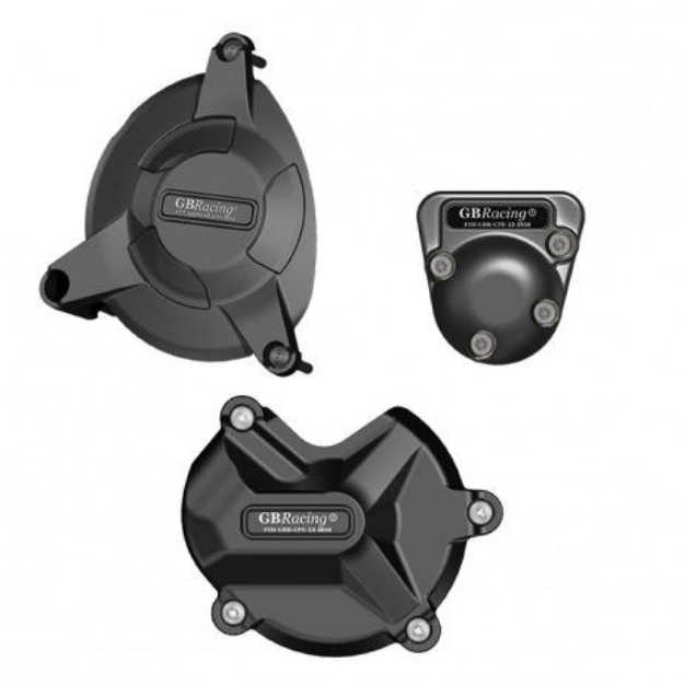 Afbeeldingen van GB-Racing engine cover set BMW S1000RR 2009-2016 (koppeling, pulse en dynamo)