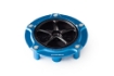 Afbeeldingen van Tankdop Evotech met schroefdop Honda (diverse modellen) blauw/zwart