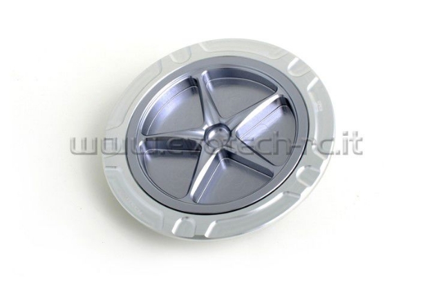 Afbeeldingen van Tankdop met schroefdop van Evotech voor Aprilia / Ducati / MV Agusta zilver/titanium
