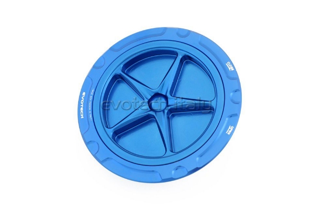 Afbeeldingen van Tankdop met schroefdop Evotech BMW R Nine T/ 1200 Scrambler '14- blauw/blauw