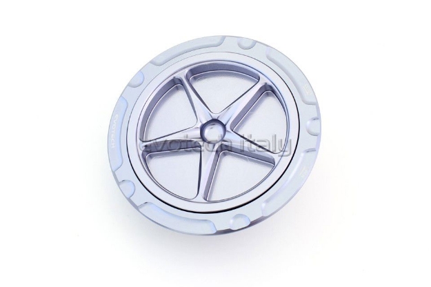 Afbeeldingen van Tankdop met schroefdop Evotech BMW R Nine T/ 1200 Scrambler '14- titanium/titanium