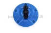 Afbeeldingen van Tankdop met snelsluiter Evotech diverse Yamaha / Ducati / MV Agusta blauw/blauw
