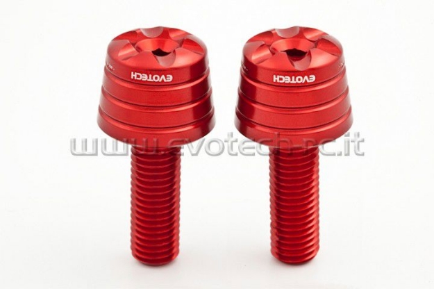 Afbeeldingen van Trillingsdempers Evotech BMW S1000RR 2009--Rood