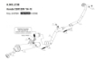 Afbeeldingen van MIVV RVS systeem met X-Cone Black demper Honda CBR125R ’04-10