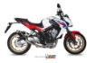 Afbeeldingen van MIVV 4-2-1 systeem met GP steel black demper Honda CBR650F / CB650F '14-