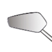 Afbeeldingen van Stuurspiegel set model Bennet aluminium zwart Chaft