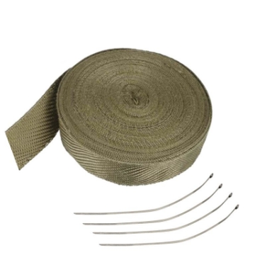 Toon details van Uitlaat wrap / band titanium 15 meter Chaft Afbeeldingen van Uitlaat wrap / band titanium 15 meter Chaft