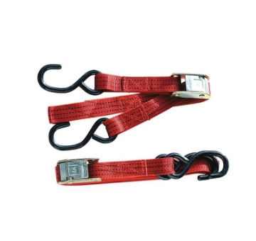 Toon details van Spanbanden met haak set van 2 (rood) Afbeeldingen van Spanbanden met haak set van 2 (rood)