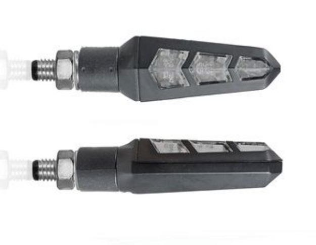 Afbeeldingen van Knipperlichten LED model Harvest getint Chaft