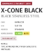 Afbeeldingen van MIVV X-Cone Black RVS demper Kawasaki Z750 '07-14