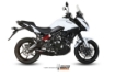 Afbeeldingen van MIVV 2-1 systeem met Suono Steel Black demper Kawasaki Versys 650 '15-