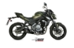 Afbeeldingen van MIVV systeem met Delta Race Black RVS Kawasaki Ninja 650 / Z650 '17-22 (1 lambda)