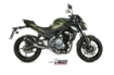 Afbeeldingen van MIVV systeem met MK3 Black RVS Kawasaki Ninja 650 / Z650 '17-22 (1 lambda)