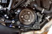 Afbeeldingen van Koppeling deksel met kijkglas en koppeling drukplaat SET aluminium Evotech voor diverse KTM motoren