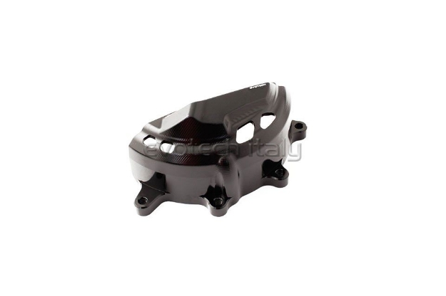 Afbeeldingen van Engine Protector kit Evotech voor Ducati Panigale V4/R zwart/zilver