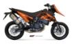 Afbeeldingen van MIVV Suono Steel Black RVS dempers KTM 690 Supermoto / Super Enduro '07-
