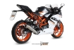 Afbeeldingen van MIVV compleet RVS systeem met Ghibli RVS demper KTM RC390 '14-