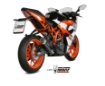 Afbeeldingen van MIVV GP PRO black RVS KTM Duke 125/390 / RC390 '17-
