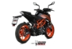 Afbeeldingen van MIVV GP PRO Black RVS KTM Duke 125/ 390 '21-