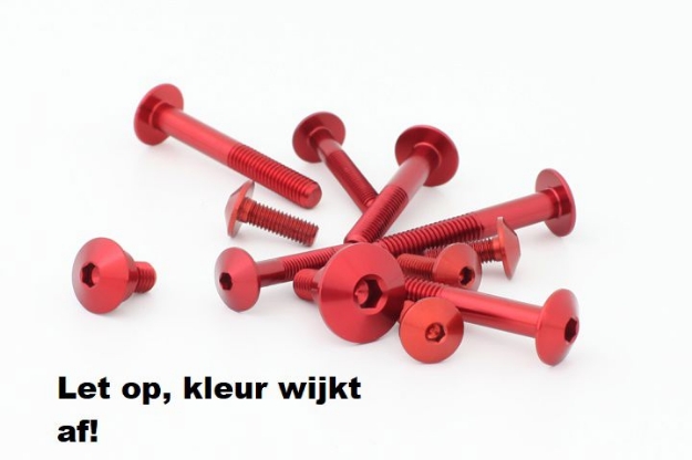 Afbeeldingen van Kuipboutenset Evotech Kawasaki Z400 '19- -blauw