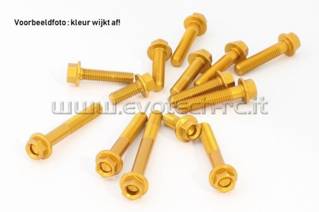 Afbeeldingen van Blokboutenset Evotech aluminium (set) Kawasaki Z125 '19- -zwart