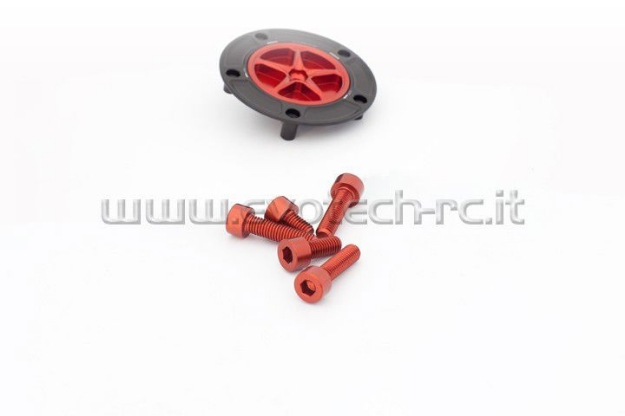 Afbeeldingen van Tankdopboutjes voor tankdop (set) Evotech Yamaha R1 '15- / MT10