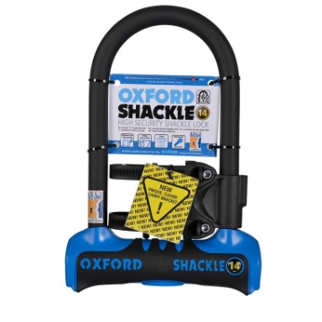 Toon details van Slot model Shackle 14 blauw ''U'' Padlock 260mm x 177mm - Oxford Afbeeldingen van Slot model Shackle 14 blauw ''U'' Padlock 260mm x 177mm - Oxford