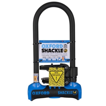 Toon details van Slot model Shackle 14 blauw ''U'' Padlock 320mm x 177mm - Oxford Afbeeldingen van Slot model Shackle 14 blauw ''U'' Padlock 320mm x 177mm - Oxford