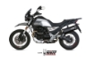 Afbeeldingen van MIVV Speed Edge steel black RVS demper Moto Guzzi V85TT '21-