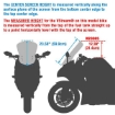 Afbeeldingen van Vervangingsruit National Cycle touring Honda VFR1200 '10-17