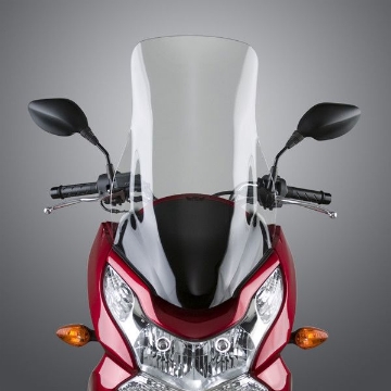 Toon details van Vervangingsruit National Cycle tall touring transparant Honda PCX125/150 '09-14 Afbeeldingen van Vervangingsruit National Cycle tall touring transparant Honda PCX125/150 '09-14
