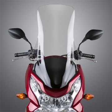Toon details van Vervangingsruit National Cycle extra tall touring transparant Honda PCX125/150 '09-14 Afbeeldingen van Vervangingsruit National Cycle extra tall touring transparant Honda PCX125/150 '09-14