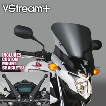 Toon details van Vervangingsruit National Cycle VStream sport donker getint Honda CB500F '13-15 Afbeeldingen van Vervangingsruit National Cycle VStream sport donker getint Honda CB500F '13-15