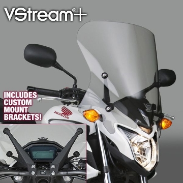 Toon details van Vervangingsruit National Cycle VStream sport touring licht getint Honda CB500F '13-15 Afbeeldingen van Vervangingsruit National Cycle VStream sport touring licht getint Honda CB500F '13-15